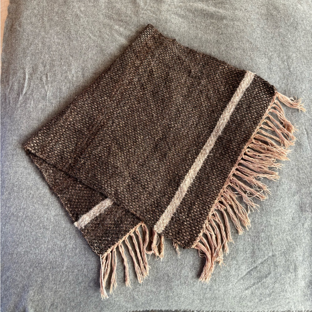 Vintage Handwoven Wool Rug